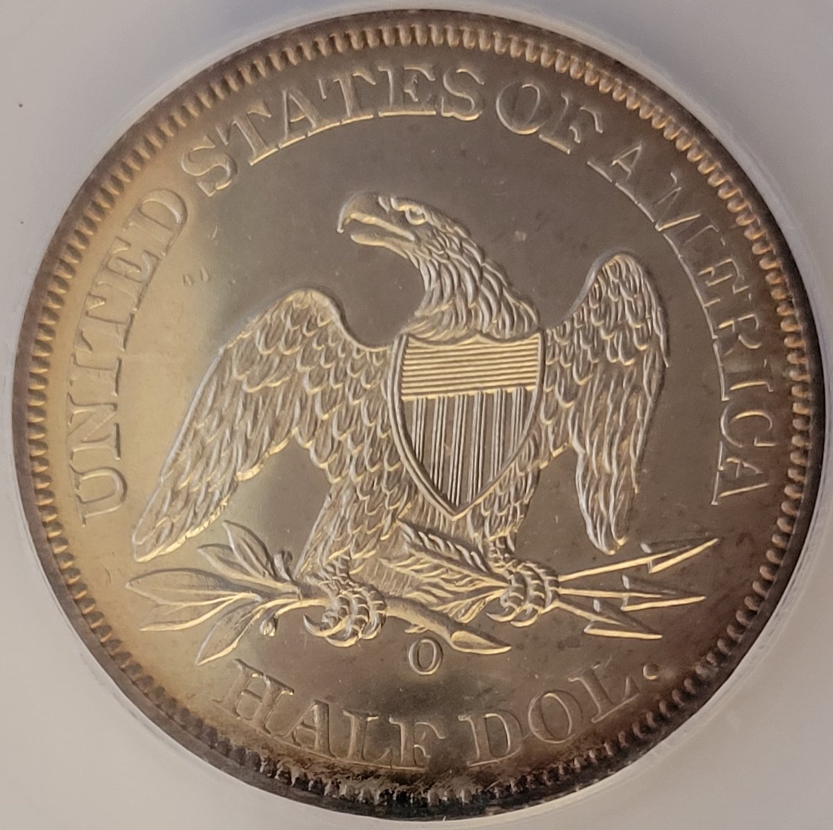 1861-O-50c-Liberty-Seated-Half-Dollar---Confederate-Issue